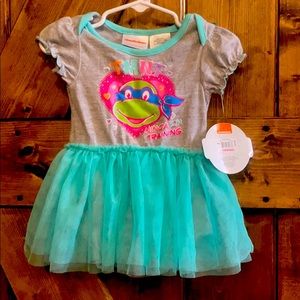 TMNT onesie with tutu